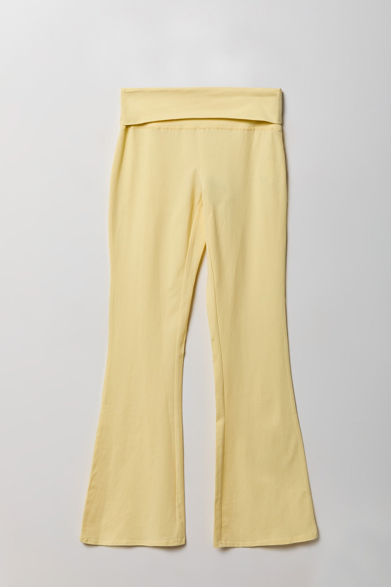 Foldover Waist Flare Legging