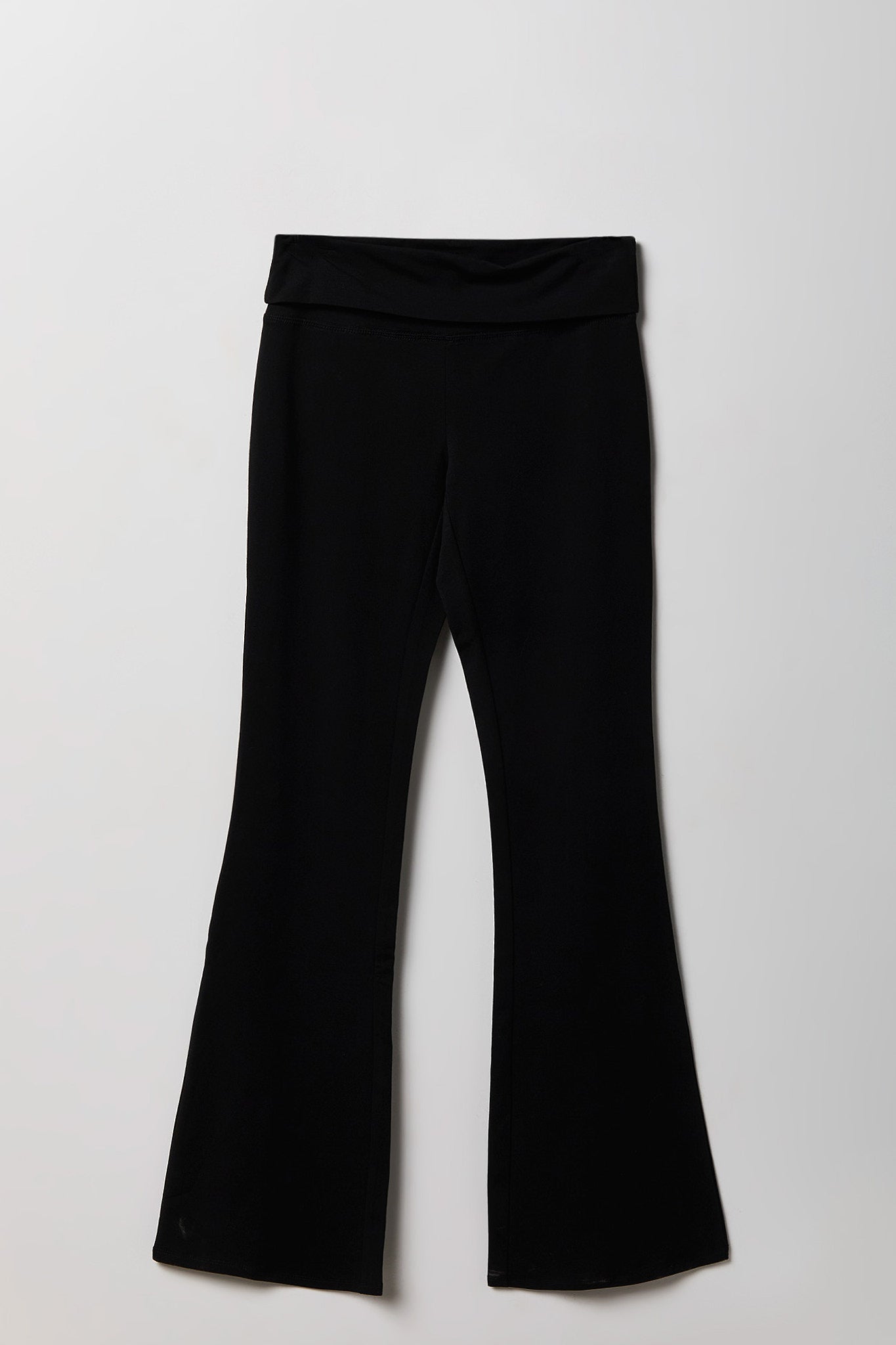 Foldover Waist Flare Legging