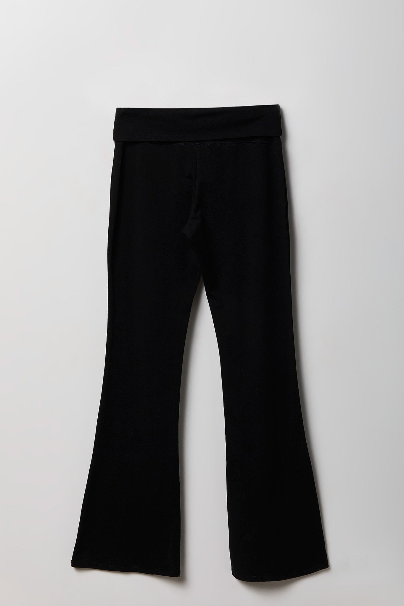 Foldover Waist Flare Legging