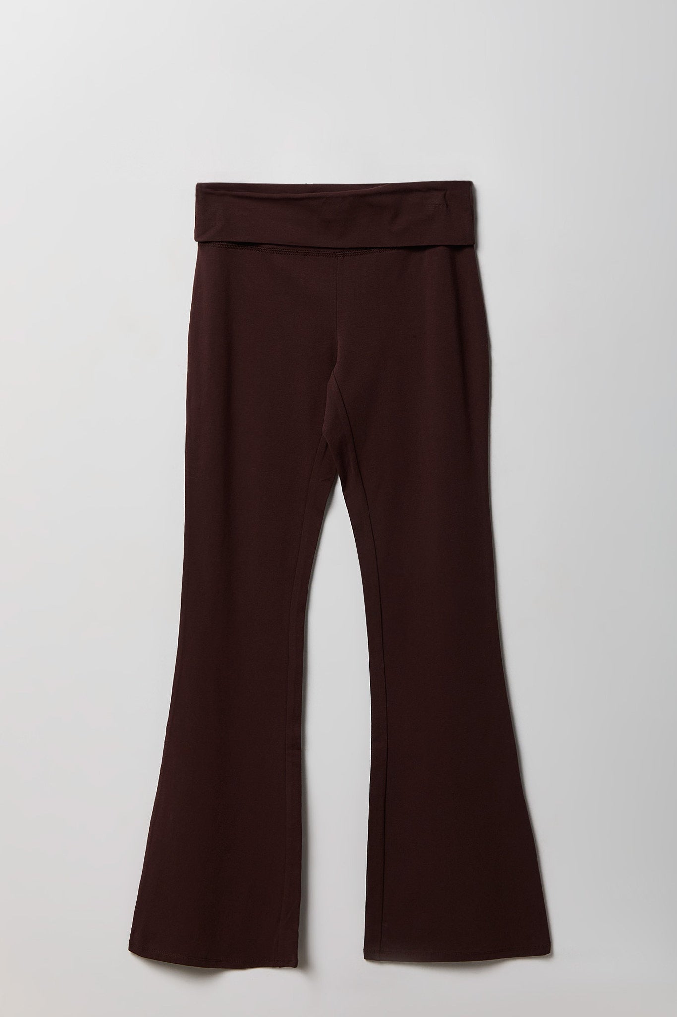 Foldover Waist Flare Legging