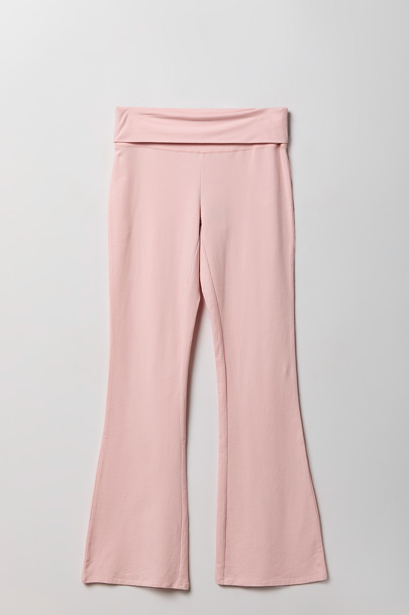 Foldover Waist Flare Legging