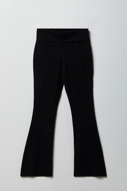 Foldover Waist Flare Pant
