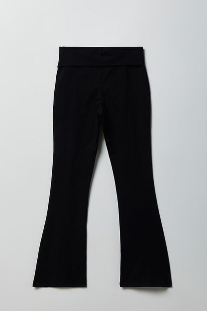 Foldover Waist Flare Pant