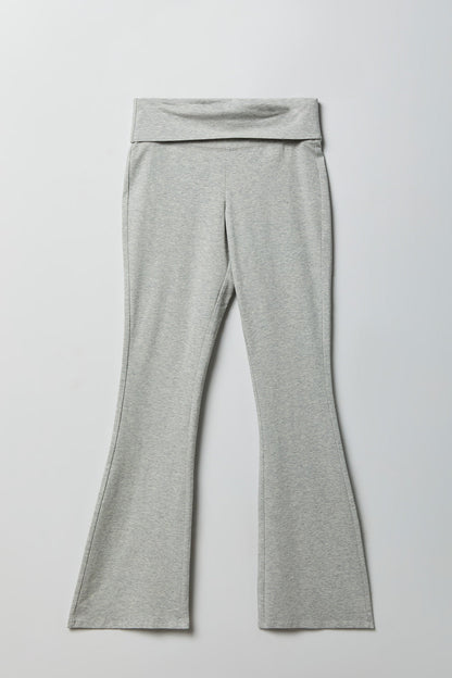 Foldover Waist Flare Pant