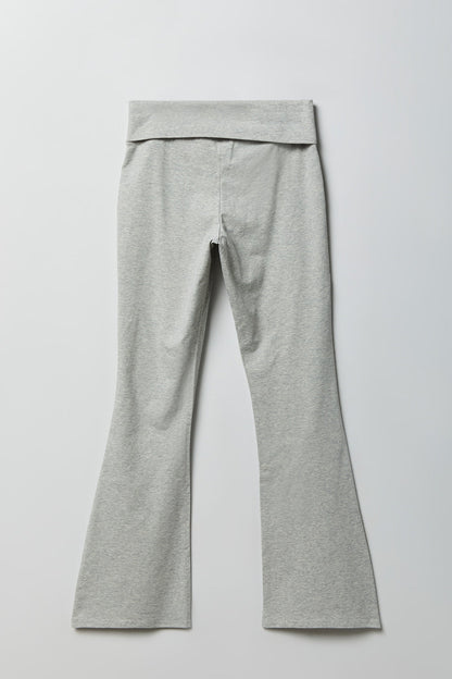 Foldover Waist Flare Pant