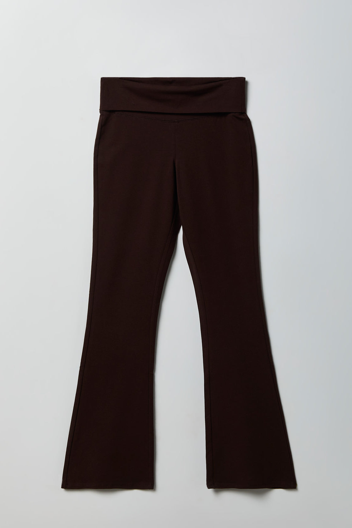 Foldover Waist Flare Pant