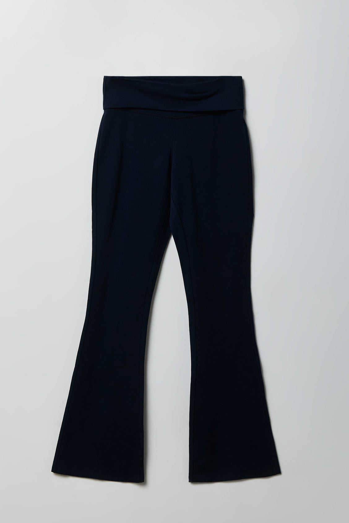 Foldover Waist Flare Pant