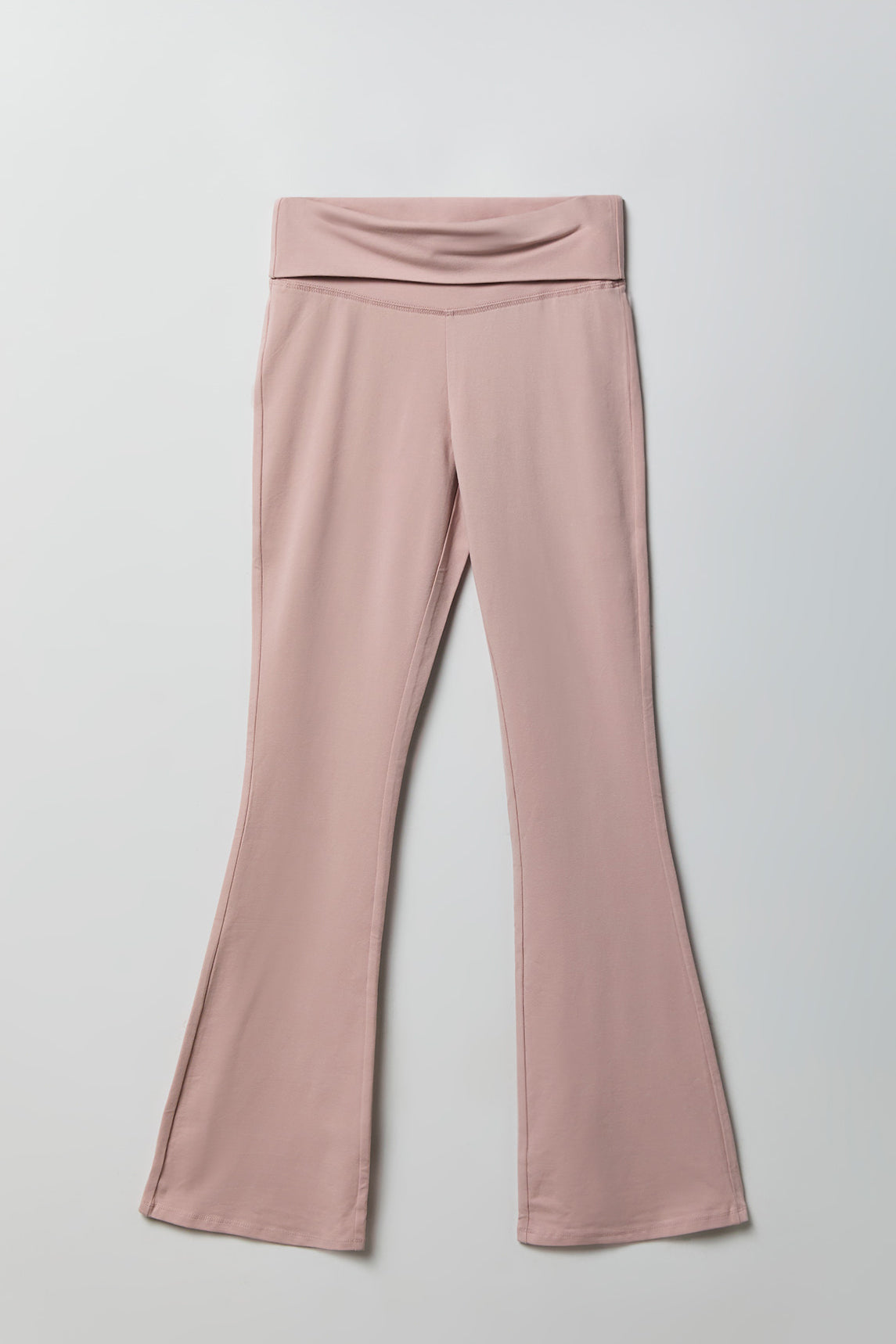 Foldover Waist Flare Pant