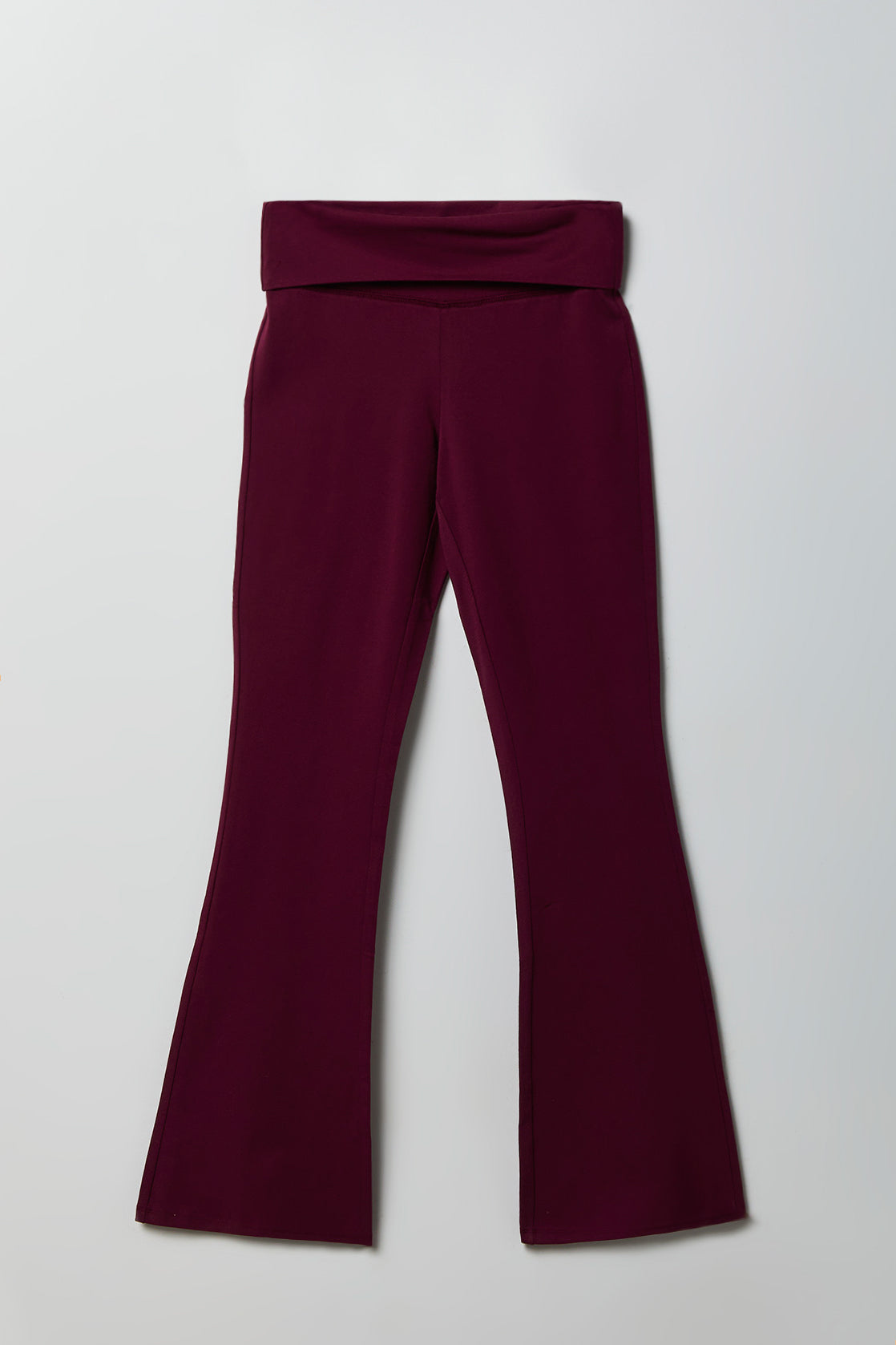 Foldover Waist Flare Pant