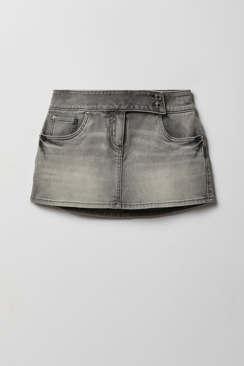 Denim Mini Skort