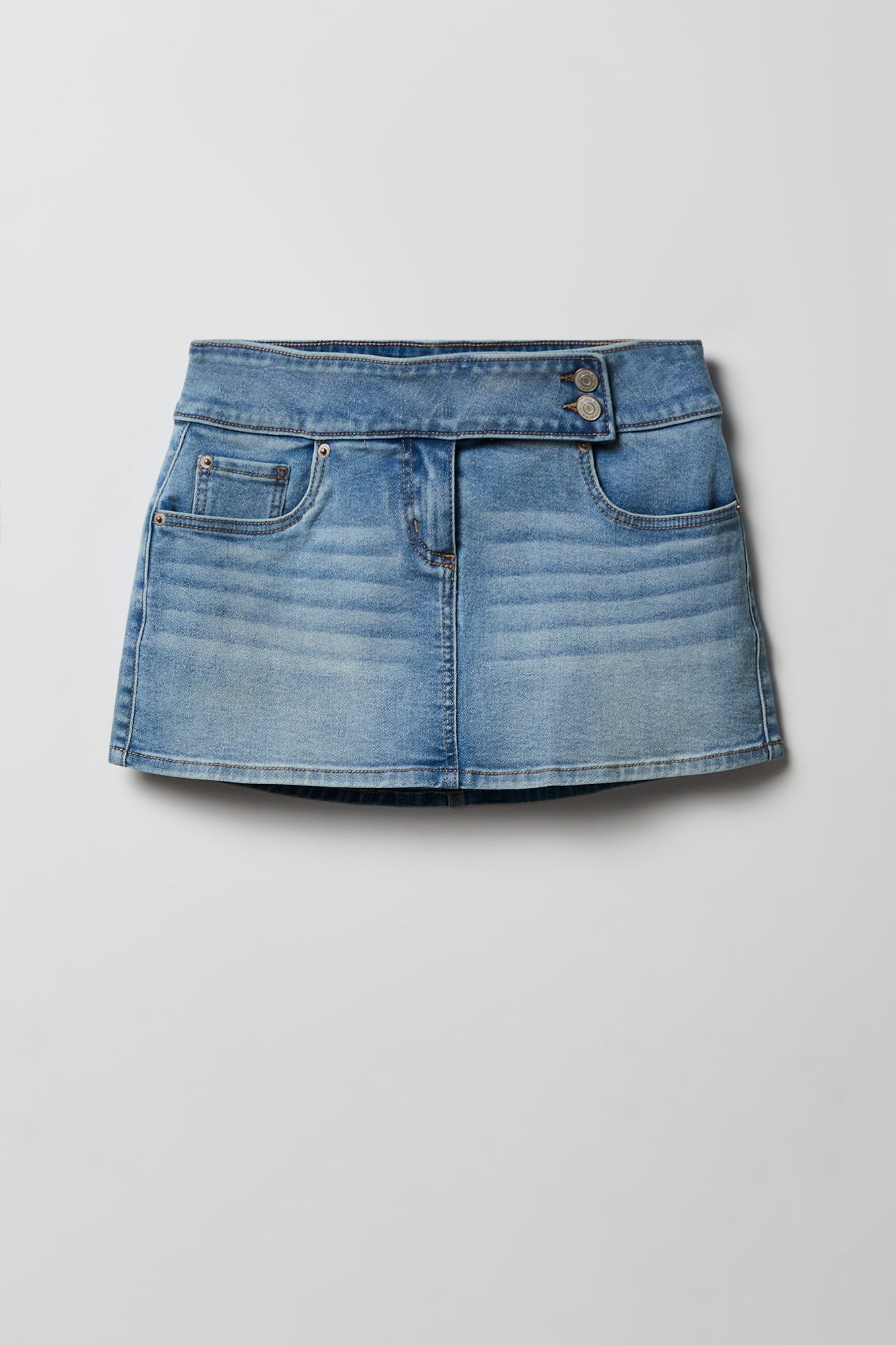 Denim Mini Skort