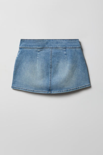 Denim Mini Skort