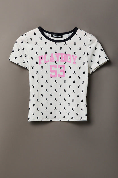Playboy Graphic T-Shirt & Short Set