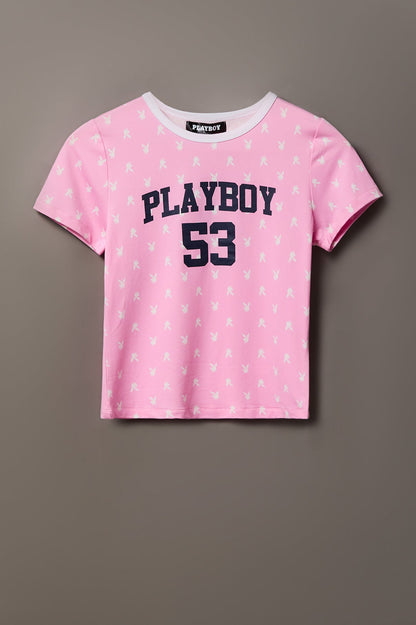 Playboy Graphic T-Shirt & Short Set