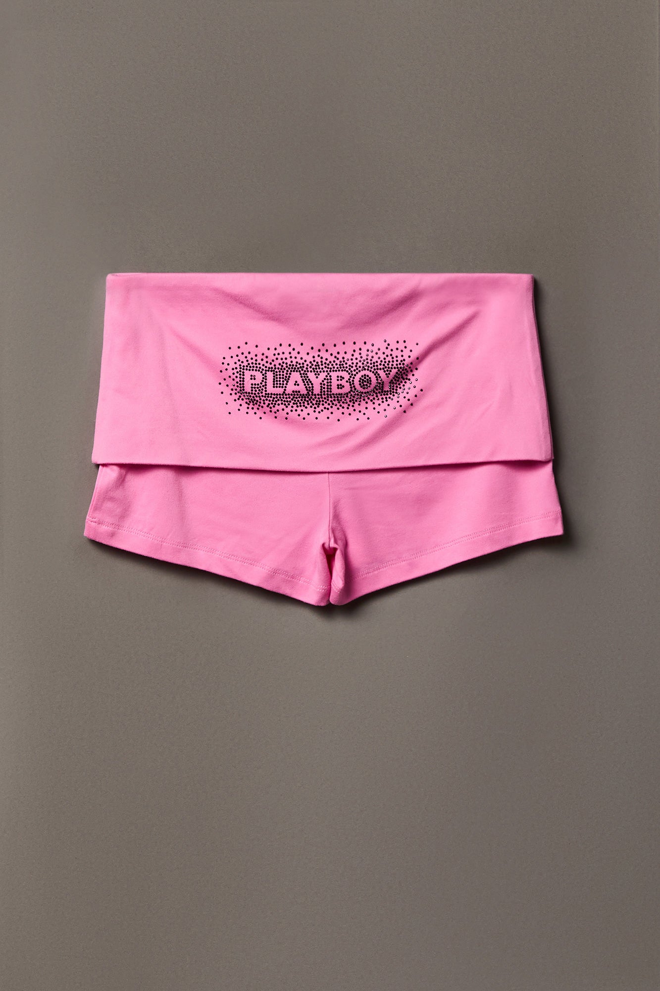 Playboy Rhinestone Tank & Foldover Short Set