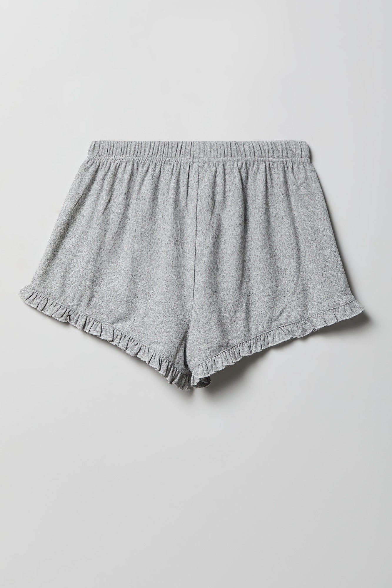 Ruffle Button-Up Top & Short Pajama Set