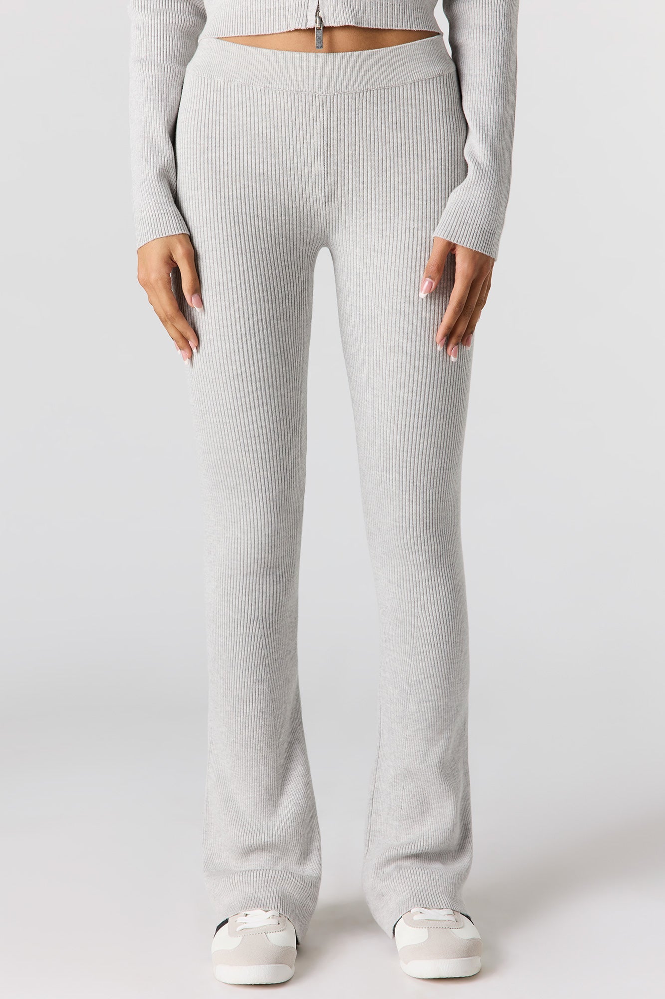 Ribbed Flare Pant