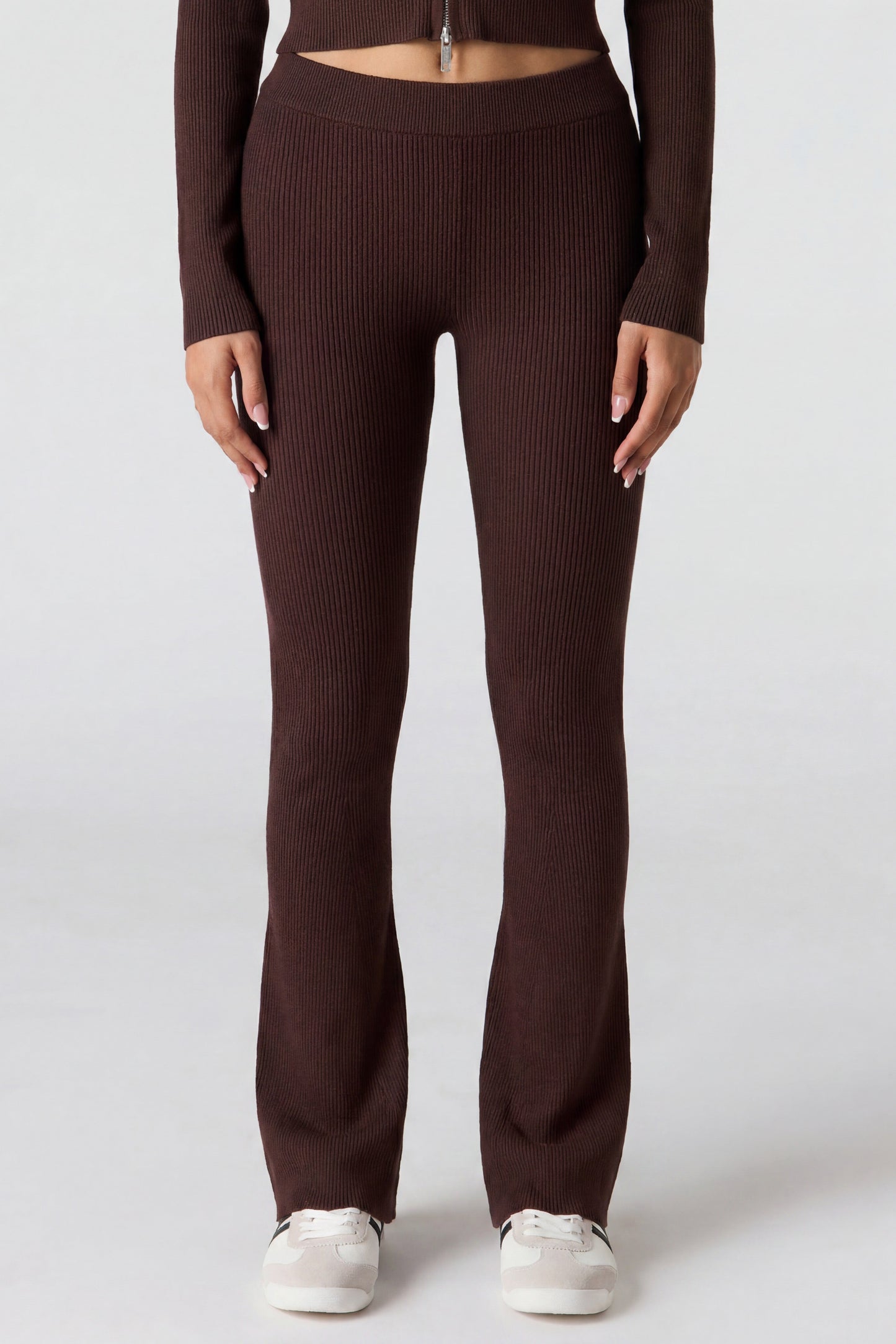 Ribbed Flare Pant
