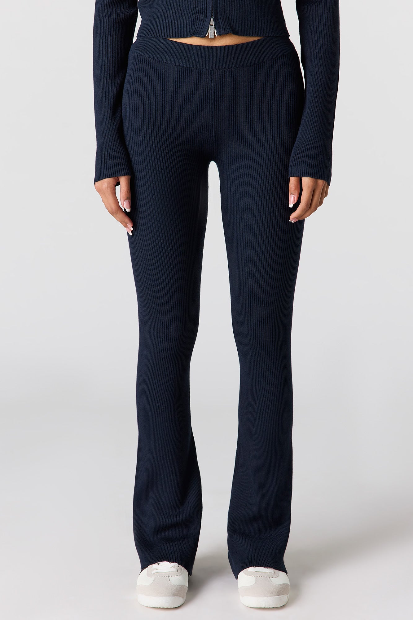 Ribbed Flare Pant