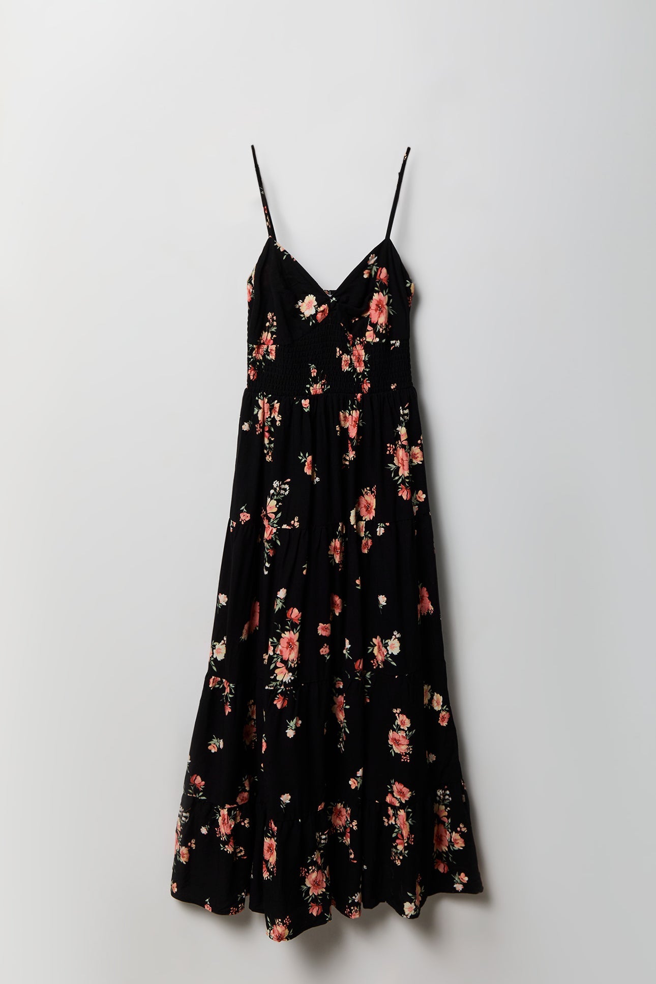 Floral Tiered Maxi Dress