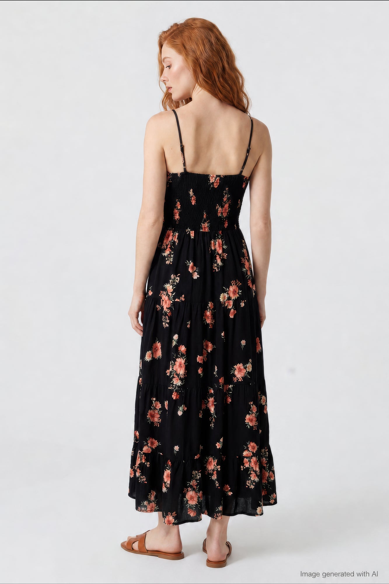Floral Tiered Maxi Dress