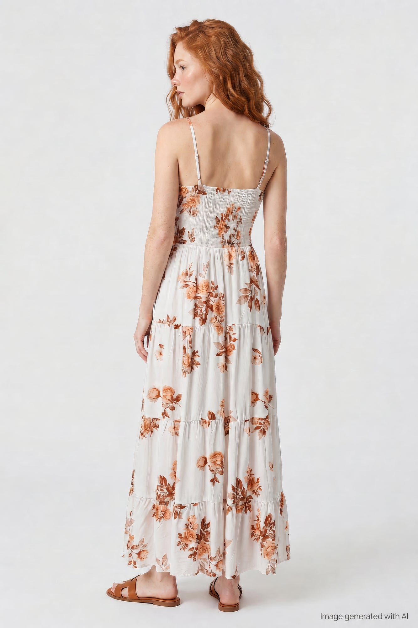 Floral Tiered Maxi Dress