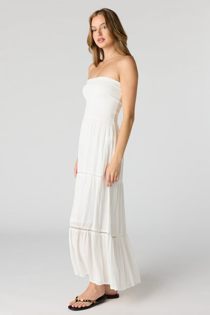 Smocked Tiered Maxi Dress