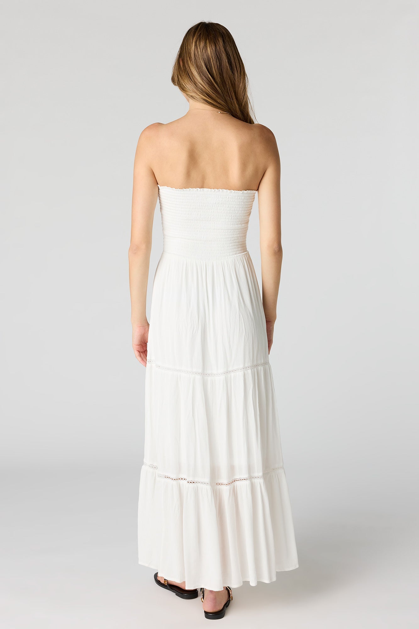 Smocked Tiered Maxi Dress