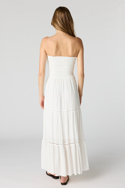 Smocked Tiered Maxi Dress