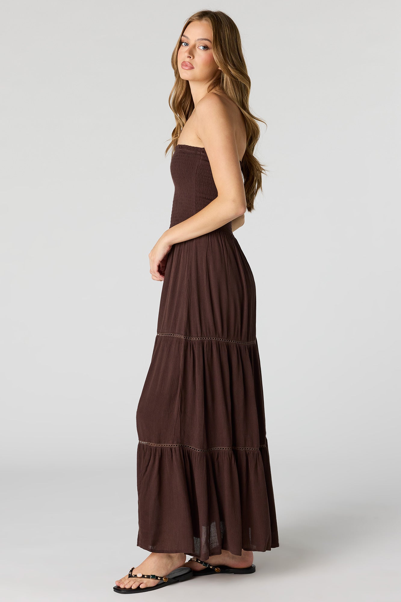 Smocked Tiered Maxi Dress