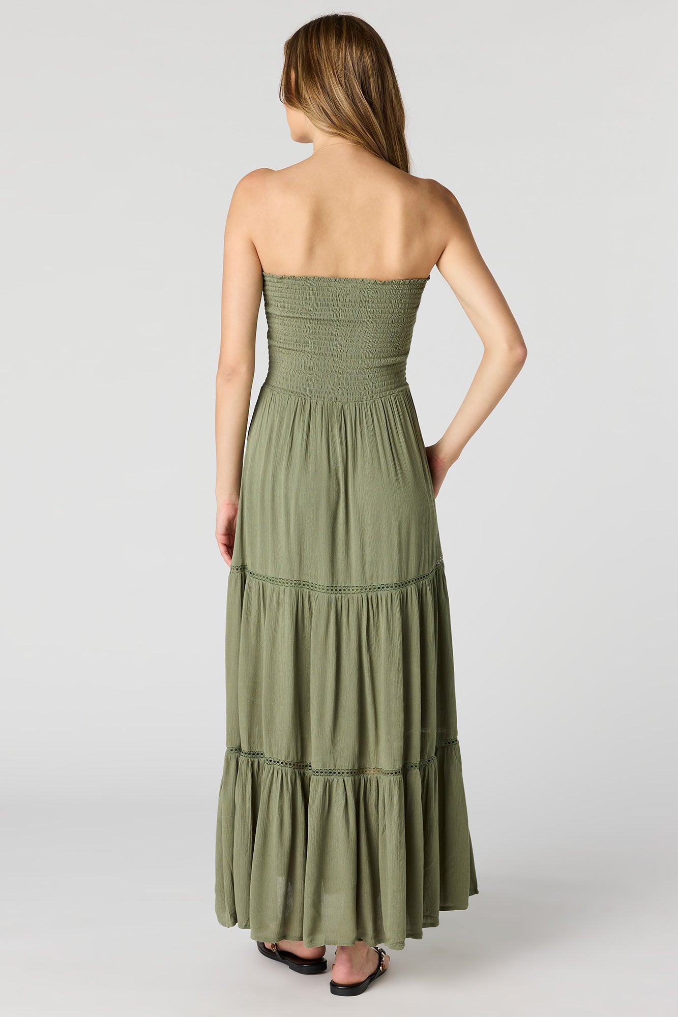 Smocked Tiered Maxi Dress