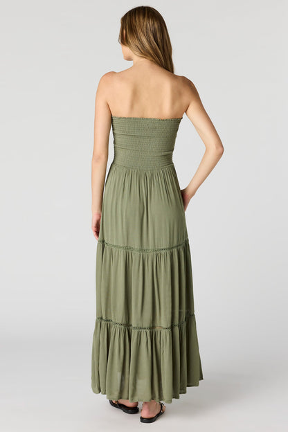 Smocked Tiered Maxi Dress