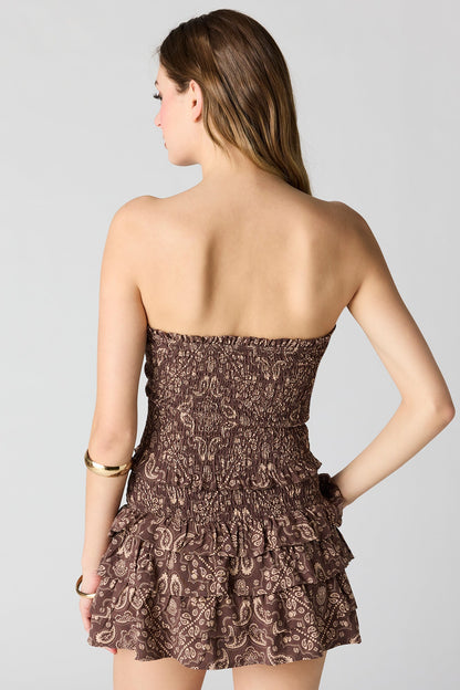 Printed Tiered Skort