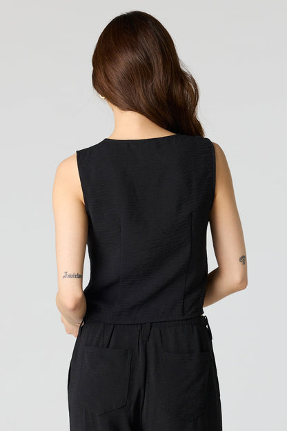 Flowy Button-Up Vest
