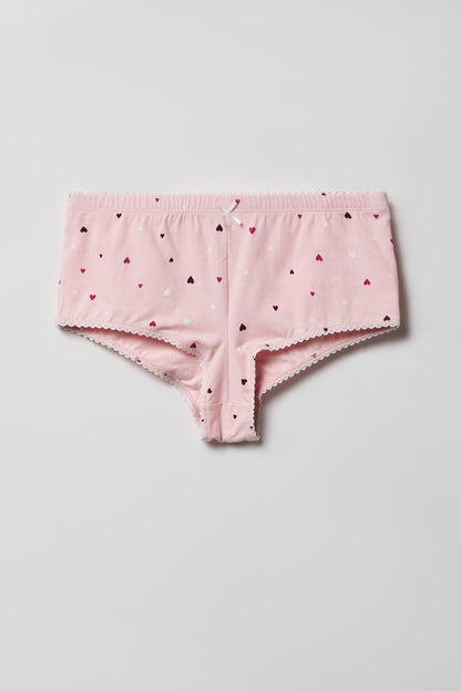 Printed Tank & Boy Short Pajama Set