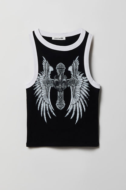 Graphic Ringer Tank
