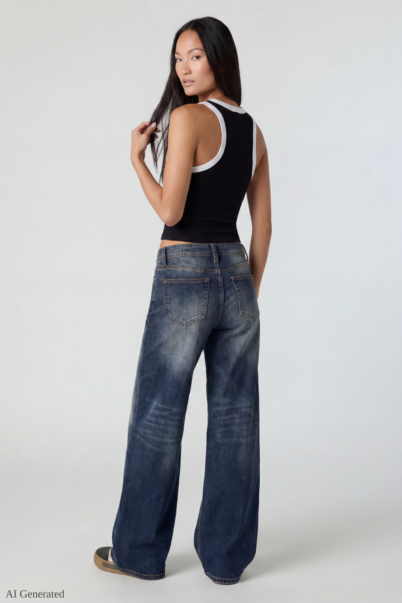Graphic Ringer Tank