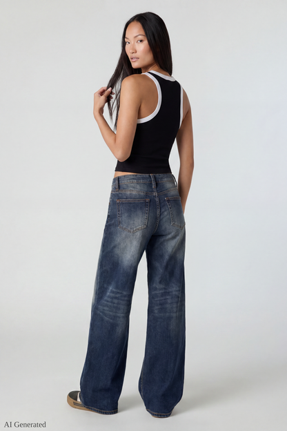 Graphic Ringer Tank