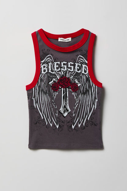 Graphic Ringer Tank