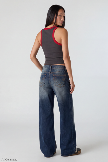 Graphic Ringer Tank