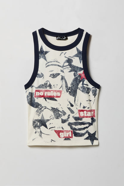 Graphic Ringer Tank