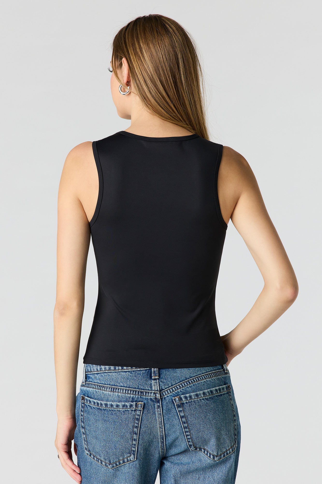 Luxe Heavy Contour Scoop Neck Tank