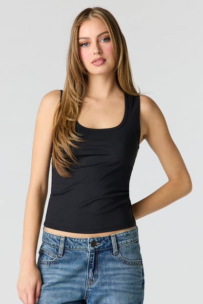 Luxe Heavy Contour Scoop Neck Tank