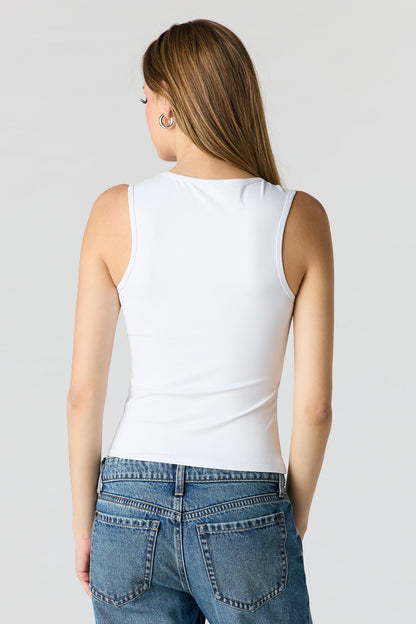 Luxe Heavy Contour Scoop Neck Tank