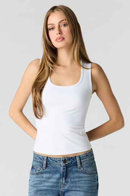 Luxe Heavy Contour Scoop Neck Tank