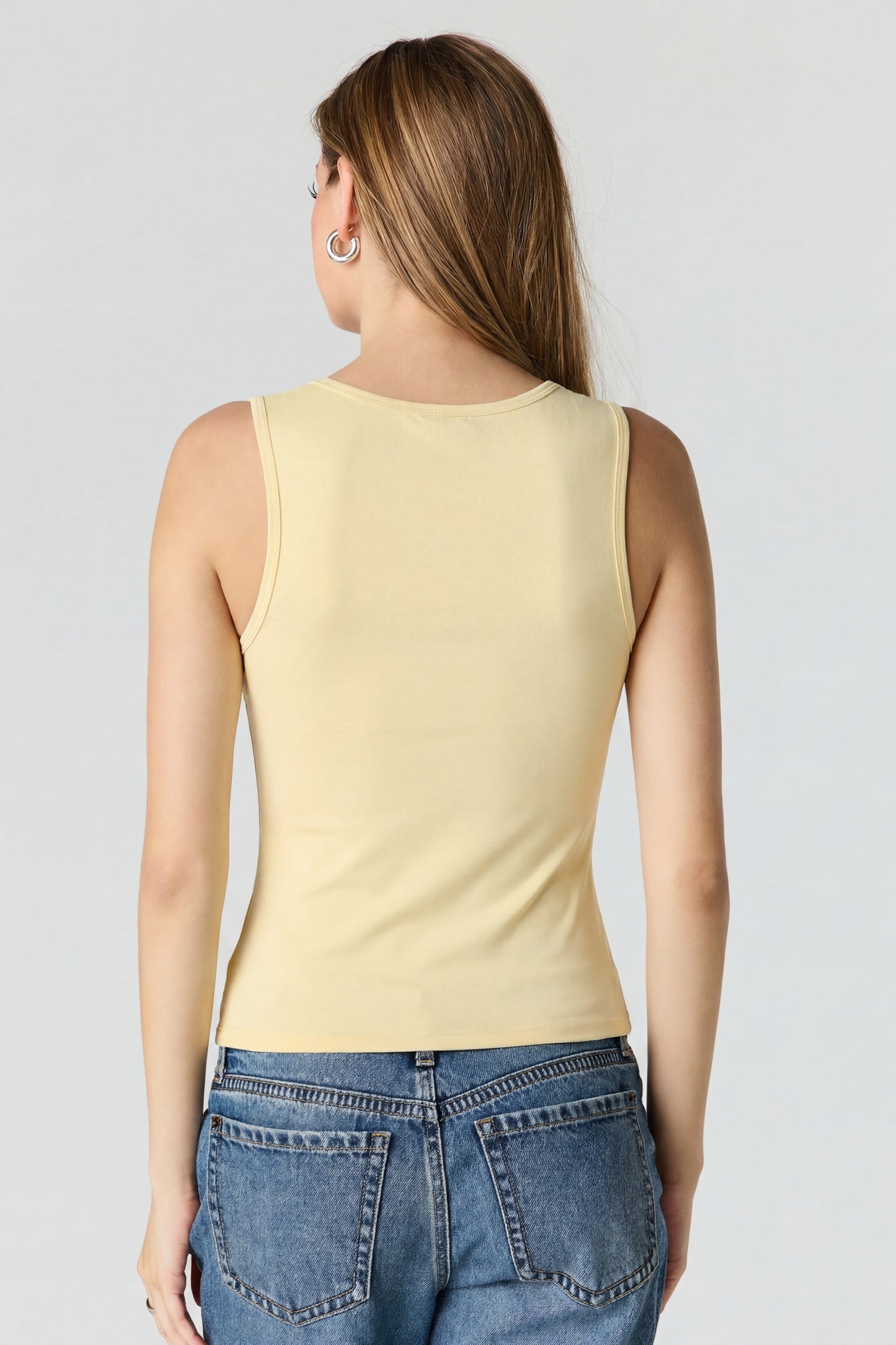 Luxe Heavy Contour Scoop Neck Tank