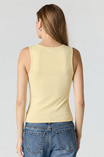 Luxe Heavy Contour Scoop Neck Tank