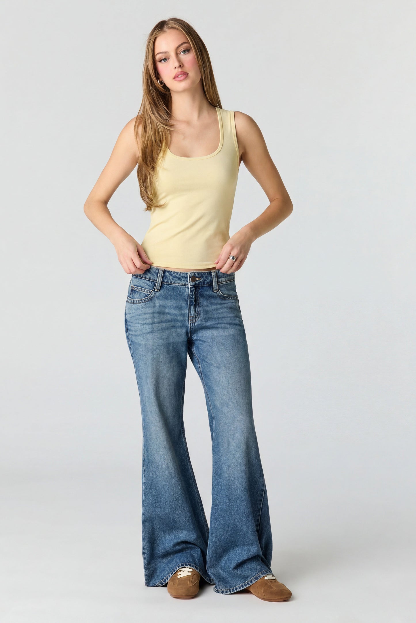 Luxe Heavy Contour Scoop Neck Tank