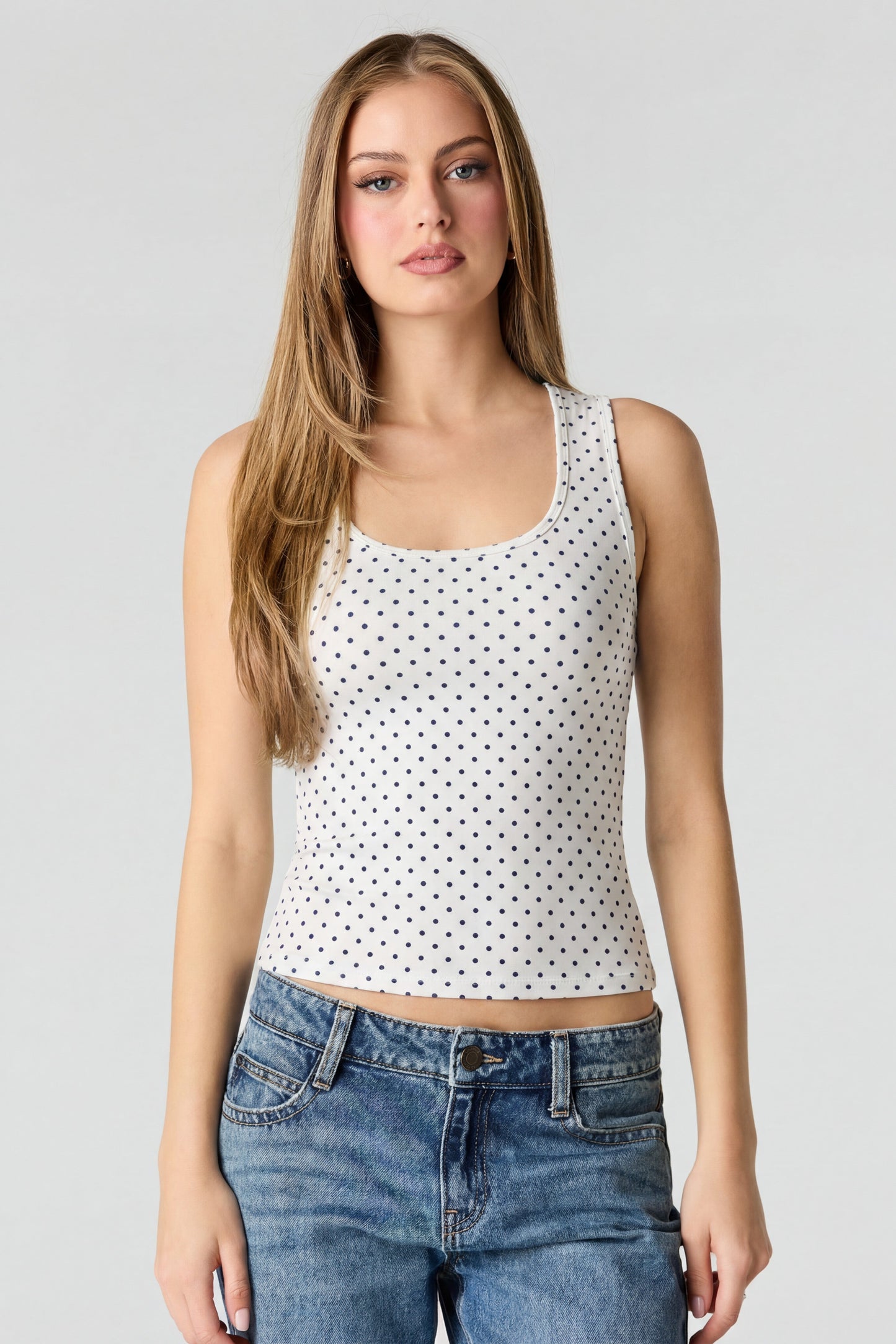 Luxe Heavy Contour Scoop Neck Tank