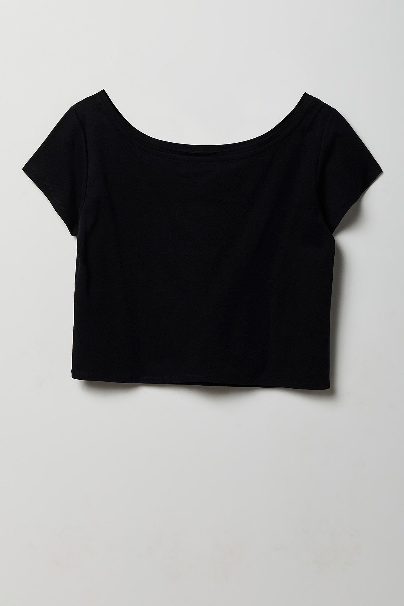 Luxe Heavy Cotton Off Shoulder T-Shirt